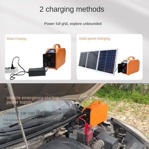 Panel Solar de 200W, Generador Solar de Emergencia para Auto, UPS Móvil para Exteriores, 220V, Inversor Fotovoltaico de Plomo-Ácido para Emergencias al Aire Libre - Product Image 2