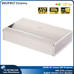 En Stock <span class=keywords><strong>Projecteur</strong></span> <span class=keywords><strong>XGIMI</strong></span> M1 UST Full HD 1080p Compatible 4K Smart Android Wifi 900 Lumens CVIA <span class=keywords><strong>Projecteur</strong></span> à Ultra Courte Focale - Product Image 1