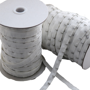 Bande de fermeture <span class=keywords><strong>à</strong></span> agrafes et œillets en coton enduit pour sous-vêtements - Product Image 1