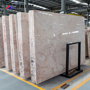 Lastre di Marmo Naturale Lucidato Rosa OEM all'Ingrosso Personalizzate e Durevoli per Interni Piastrelle Effetto Marmo Smaltato per Pavimenti - Product Image 1