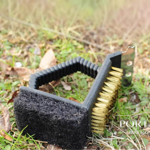 Cepillo de Limpieza para Barbacoa, Cepillo de Alambre Multifuncional, Herramienta Duradera para Parrilla al Aire Libre - Product Image 1