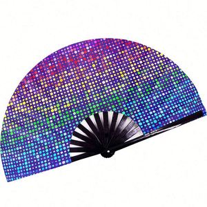 พัดพับขนาดใหญ่พิมพ์ลาย UV แบบกำหนดเองสำหรับงานเทศกาลดนตรี - Product Image 3