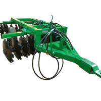 Herse à disques tractée 160 CV, profondeur de travail réglable, 5-7,8 mu/h pour la préparation et le traitement des terres agricoles de blé et de maïs