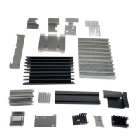 Dissipateur thermique en aluminium sur mesure avec services de fraisage CNC, électro-érosion à fil et usinage, finition anodisée, OEM/ODM pour équipement industriel