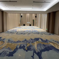 Tapis imprimé sur mesure, tapis Axminster coloré pour sol, 80% laine, 20% nylon, utilisation pour les salles de banquet d'hôtel