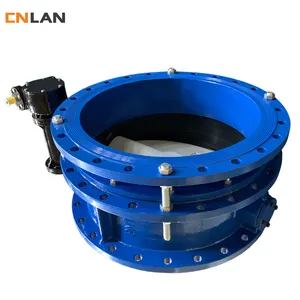 Expansão conjunta flange borboleta válvula Nylon revestido bola moído molde macio selo borboleta válvula DN700