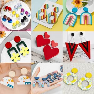 Snoghmil, 32 Uds., <span class=keywords><strong>cortadores</strong></span> de <span class=keywords><strong>arcilla</strong></span> polimérica, 24 Uds., <span class=keywords><strong>arcilla</strong></span> para hornear al horno, 30 juegos de anillos y ganchos para pendientes, Kit de fabricación de joyas, plastilina para adolescentes - Product Image 5