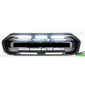 Kit de Carrocería para Ford Ranger T8 2015-2021, Parrilla Delantera con LED, Rejilla de Carreras, Parrilla Delantera LED, Pieza de Modificación - Product Image 6