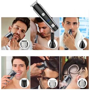 Set Profesional de Cortadora de Cabello Eléctrica con Pantalla LED, Recortadora de Cabello de Alta Gama para Barbería, en Caja de Regalo - Product Image 6