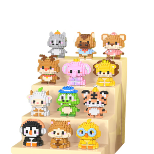 Popular Micro bloques de construcción figuras personaje de dibujos animados Animal modelo diamante Mini ladrillo Juguetes - Product Image 1