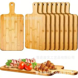 Planche à découper en bambou Ningyi avec poignée, double face, pour la préparation et le service des aliments - Product Image 4