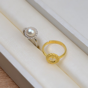 Boucles d'oreilles en argent S925 pour femmes, perles, accessoires de bricolage, plateau vide semi-fini 1392 - Ensemble personnalisé, bijoux de mode - Product Image 4