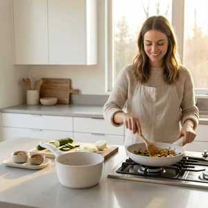 Mini bébé complémentaire alimentaire pot ensembles avec four électrique antiadhésif en alliage d'aluminium santé maison cuisson <span class=keywords><strong>ustensiles</strong></span> <span class=keywords><strong>de</strong></span> <span class=keywords><strong>cuisine</strong></span> - Product Image 2