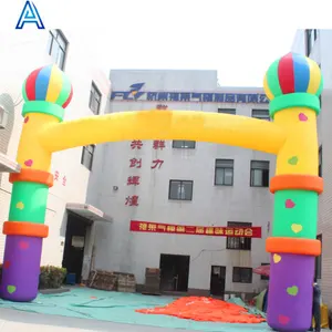 Colorful advertising inflatable custom printing color arch inflatable entrance archway gate entrance banner