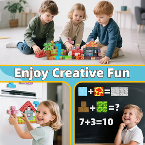 80 Piezas, el Juego de Cubos Magnéticos para Niños Más Vendido, Estimula la Imaginación, Bloques Educativos - Product Image 4