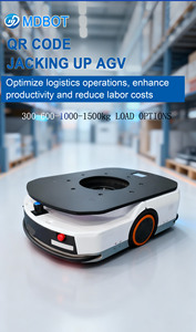 Plataforma Logística Móvil AMR MDBOT Personalizada con Capacidad de Carga de 600 kg, Chasis de Movimiento Rápido, QR <span class=keywords><strong>AGV</strong></span> con Elevador de Rotación Omnidireccional - Product Image 4
