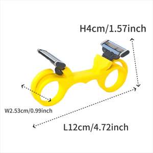 Оптовая продажа, пластиковая бритва с логотипом на заказ, машинка для стрижки ЛЫСЫХ волос, бритва - Product Image 6