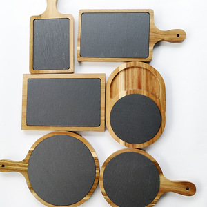 Planche <span class=keywords><strong>à</strong></span> dîner en bois et <span class=keywords><strong>ardoise</strong></span> avec logo imprimé, steak en <span class=keywords><strong>ardoise</strong></span> <span class=keywords><strong>fromage</strong></span> avec <span class=keywords><strong>ardoise</strong></span> - Product Image 6