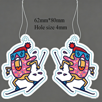 Diffuseur de parfum pour voiture en papier avec logo de marque personnalisé, design personnalisé, différentes formes et senteurs
