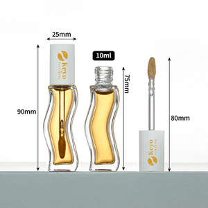 Contenedor de brillo de labios blanco grueso de 8ml Tubos de brillo de labios de vidrio Logotipo personalizado Tubo de brillo de labios vacío Contenedor de embalaje de bálsamo labial - Product Image 3