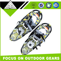 Raquettes à neige légères avec crampons en acier durables, pour la randonnée hivernale, raquettes à neige à bout carré en acier, confort pour le terrain montagneux