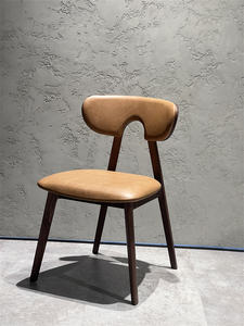 High Quality Home Furniture Synthetic <b>Leather</b> Wooden Dining <b>Chairs</b> <b>For</b> Wholesale - Product Image 4