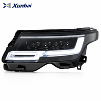 Pour Range Rover Vogue 2013-2023 : Ensemble de phares à LED matriciels avec projecteur, feux de jour (DRL) et clignotants – Pièces de mise à niveau automobile