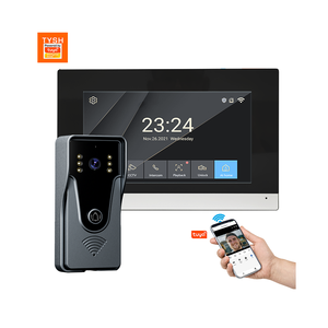 Serrure de porte intelligente TYSH Tuya Wifi <span class=keywords><strong>avec</strong></span> sonnette vidéo 1080p HD, <span class=keywords><strong>interphone</strong></span> IP <span class=keywords><strong>avec</strong></span> Wifi Tuya Smart Home - Product Image 1