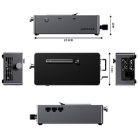 T-bao Aoostar AG02 Dock Kartu Grafis OCulink USB 4-port Stasiun Docking Kartu Grafis Eksternal dengan Catu Daya 800W Terintegrasi