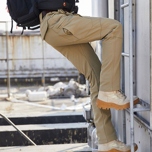 Diseño personalizado transpirable a prueba de viento impermeable polar Camping <span class=keywords><strong>Trekking</strong></span> senderismo <span class=keywords><strong>pantalones</strong></span> hombres poliéster táctico Softshell <span class=keywords><strong>Pantalones</strong></span> - Product Image 2