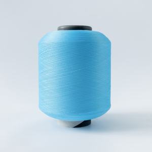 Vente directe usine Fil teint à âme filée et filé à anneaux 2075 3075 4075 Polyester Fil simple recouvert de Spandex SCY pour tricotage de chaussettes - Product Image 1