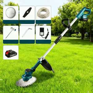 Múltiplas Lâminas Cabeças Incluídas Cabo Telescópico Sem Fio Cortador De Grama Automático - Product Image 6