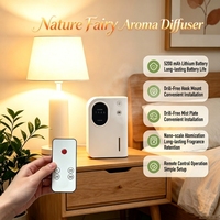 Diffuseur d'arômes sans eau 160 ml, à poser ou mural, double usage, avec minuterie, pour maison et hôtel