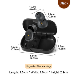 Tappi per le orecchie in Silicone colorati confortevoli per la sicurezza con cancellazione del rumore riutilizzabili per la protezione dell'udito, incluso un <span class=keywords><strong>orecchio</strong></span> sostitutivo Extra - Product Image 3
