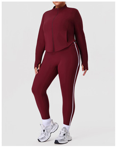 Новые стильные широкие леггинсы для йоги, утягивающие, с эффектом подтяжки ягодиц, высокоэластичные, для фитнеса, длиной 7/8, больших размеров - Product Image 6