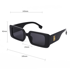 Design sens personnalité niche <span class=keywords><strong>lunettes</strong></span> de soleil hommes et femmes cadre carré tout simple sens senior <span class=keywords><strong>lunettes</strong></span> de soleil Han <span class=keywords><strong>BO</strong></span> 86774 - Product Image 6