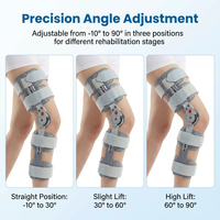 Attelle de soutien pour genou et jambe de qualité médicale, pour récupération post-opératoire et rééducation des blessures, légère et durable, faible risque, vente en ligne, marque privée