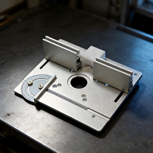 X8 Machine à fraiser le bois électrique 2-en-1 avec grande plaque en aluminium, fonction de coupe de chants, plaque inversée, mini scie de table et guide de panneau - Product Image 2