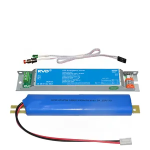 应急转换套件电源5W 10W 3小时LiFePO4电池备用，用于商店出口发光二极管筒灯三防线性发光二极管