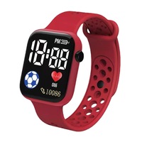 Montre numérique LED pour enfants, bracelet carré de sport, cadeau pour enfants, vente en gros bon marché, électronique, dessin animé, 2025