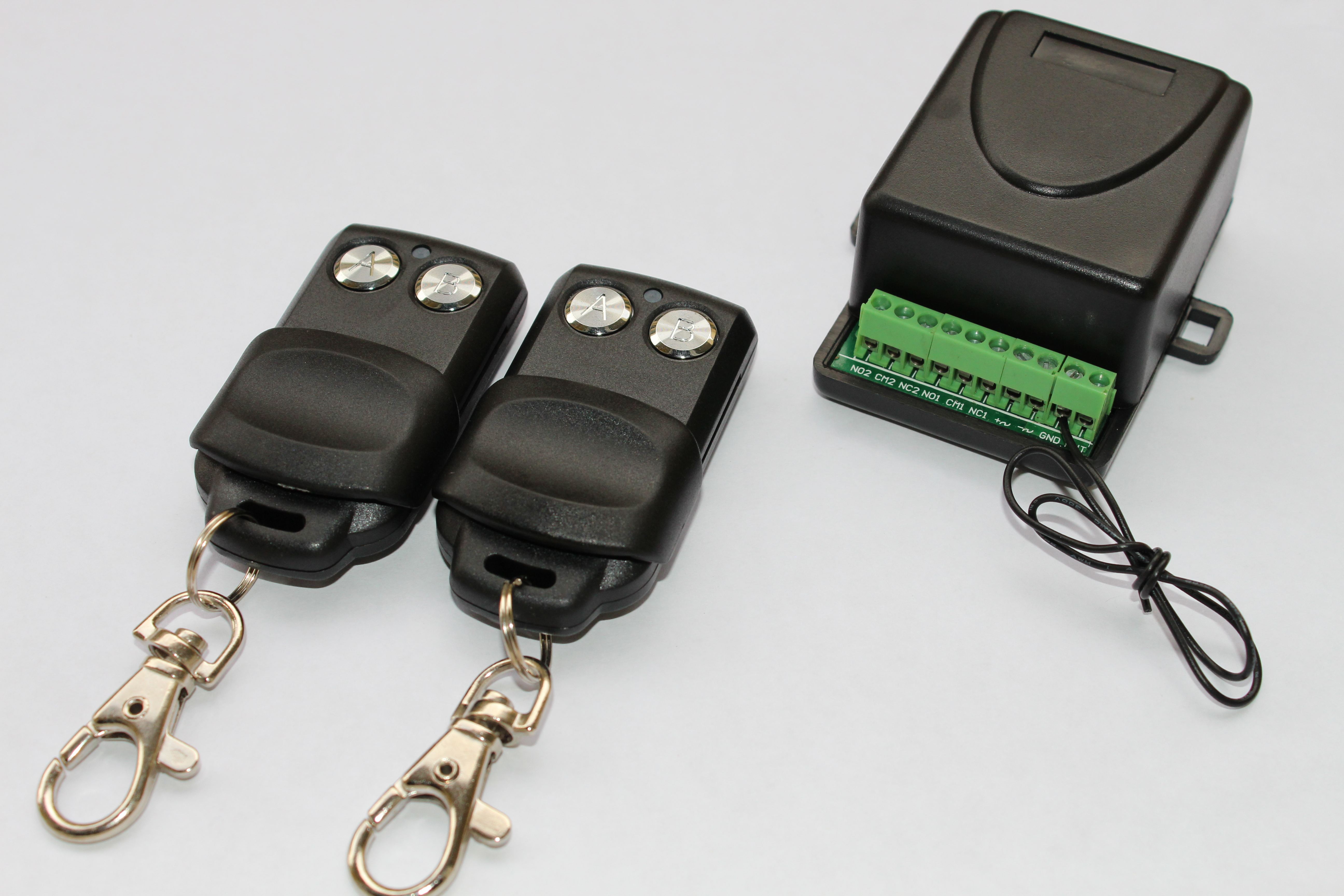 433 Mhz Universale Cancello Interruttore Di Controllo Remoto DC 12V 10A Relè Modulo Ricevore Trasmettore RF Di Controllo Per Cancello LED Porta Del Garage - Foto 5