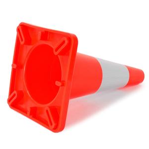 Construction de sécurité rouge de cône de trafic en PVC réfléchissant de haute qualité 360*360mm 2.3kg pour l'avertissement de trafic - Product Image 2