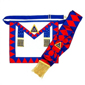 Ensemble de tablier d'arche royale provinciale Utilisation sanitaire en cuir d'agneau de haute qualité - Product Image 1