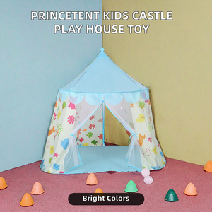 Tente de jeu portable Chengji pour enfants, design château, idéale pour les fêtes, vente en gros, pour les 2-4 ans - Product Image 2