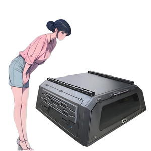 Techo de cama de camioneta 4x4 personalizado, ventanas de techo rígido de doble cabina, toldo de techo rígido de acero o aluminio para Toyota Hilux Ford Ranger - Product Image 1