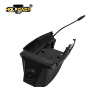 Holroadx Caméra embarquée 4G à double objectif avec vision nocturne pour Ford EcoSport/Ranger Wildtrak/Fiesta/Everest Asie Europe Afrique Plug&Play
