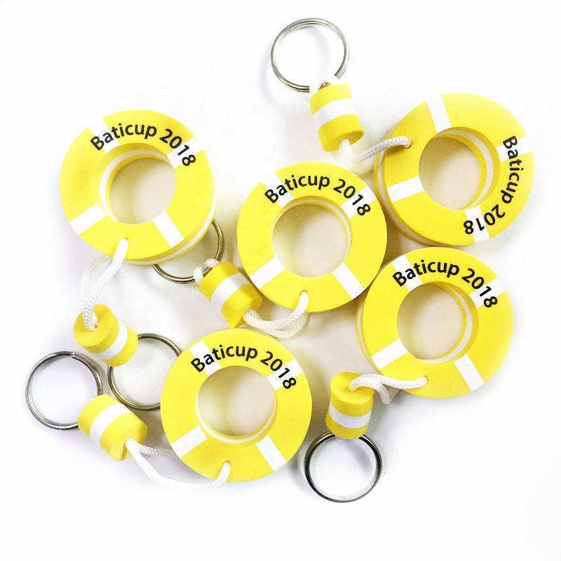 Foam Floating Key Chain Rescue Tube Float Keychain Floating Key Chains ...