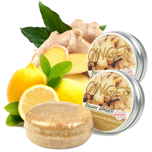 OEM al por mayor hecho a mano tratamiento capilar jengibre natural champú para el cabello barra de jabón 60g barras de champú sólido - Product Image 1