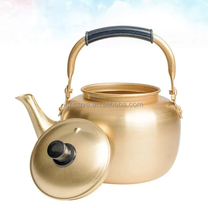 aluminum tea kettle traditional raw rice wine teapot diffuser anti-leak vinegar milk tea bottle for home BBQ party
