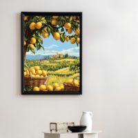 Kits de peinture au diamant 5D DIY SONGWOOART Lemon Pastoral pour adultes, pour la décoration de la maison, peinture au diamant personnalisée
